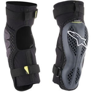 ALPINESTARS SEQUENCE KNEE PROTECTOR ANTHRACITE YELLOW FLUO - S/M