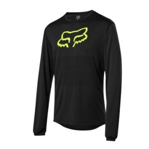 FOX RANGER LS FOXHEAD JERSEY [BLK]