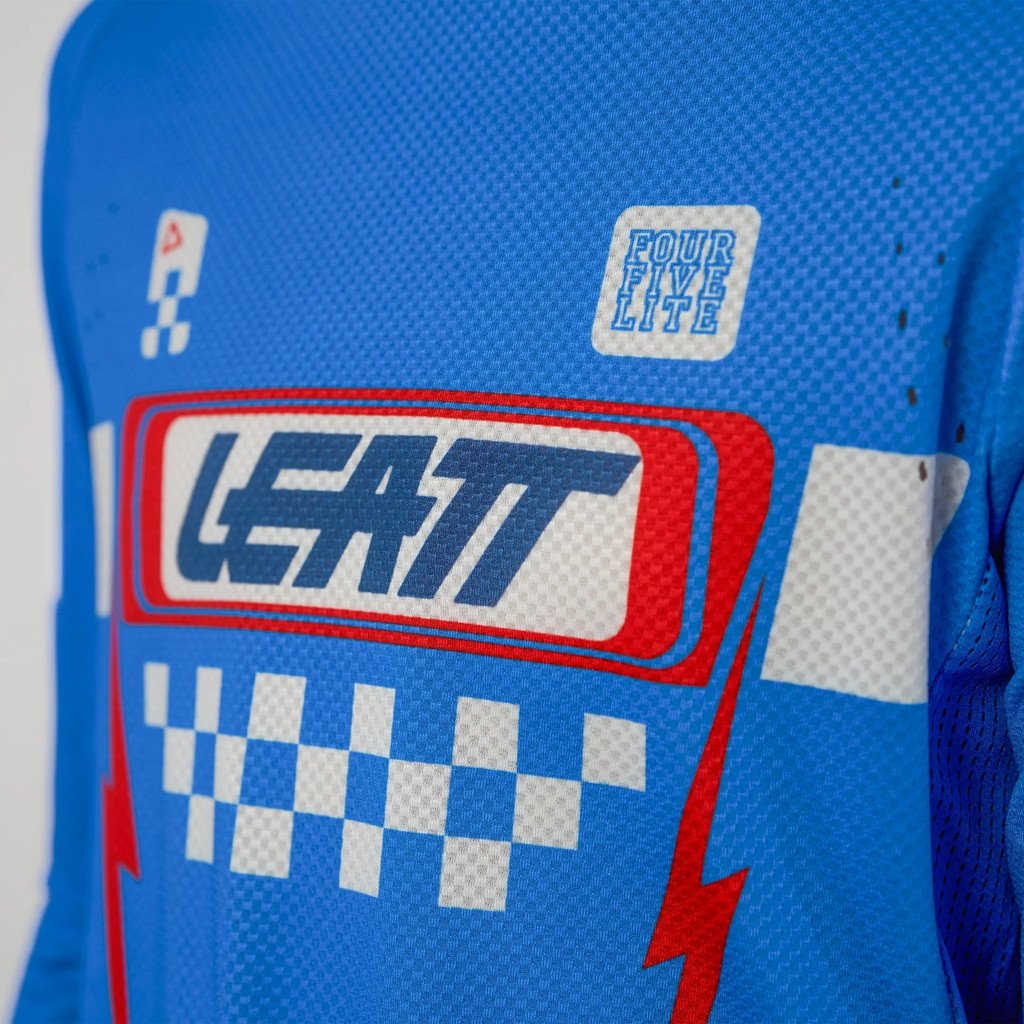 LEATT JERSEY MOTO 4.5 Jr (KIDS) #L/EU140/150cm SPEED BLUE - Image 4