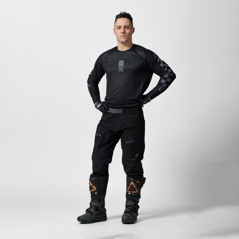 LEATT PANT MOTO 6.5 HYDRADRI #L/US34/EU52 TACTIC BLACK - Image 4