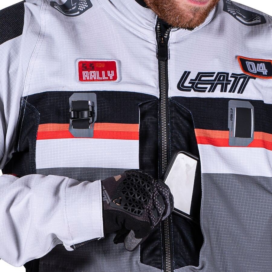 LEATT JACKET ADV RALLY 5.5 GREY - Image 3