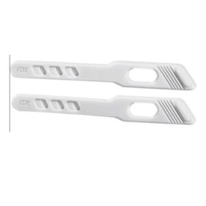 FOX COMP SILICONE STRAP WHITE (2PC)