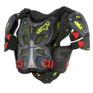 ALPINESTARS A-10 FULL CHEST PROTECTOR - ANTHRACITE BLACK RED