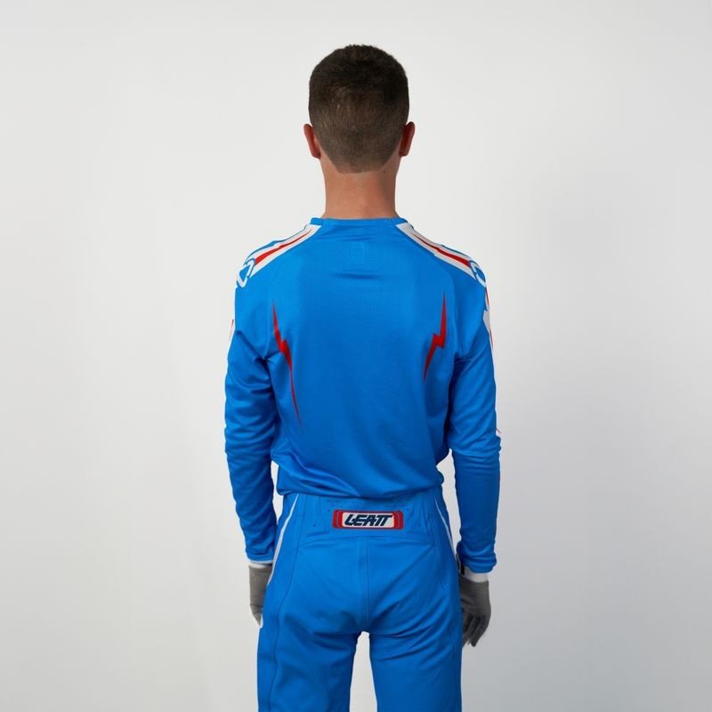 LEATT PANT MOTO 4.5 Jr (KIDS) #L/EU140/150cm SPEED BLUE - Image 6