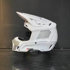 LEATT HELMET MOTO 7.5 CARDO MAGIC WHITE #M 57-58cm