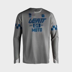 LEATT JERSEY MOTO 4.5 ENDURO X-FLOW #L/US42/EU52 SPEED STEEL GREY