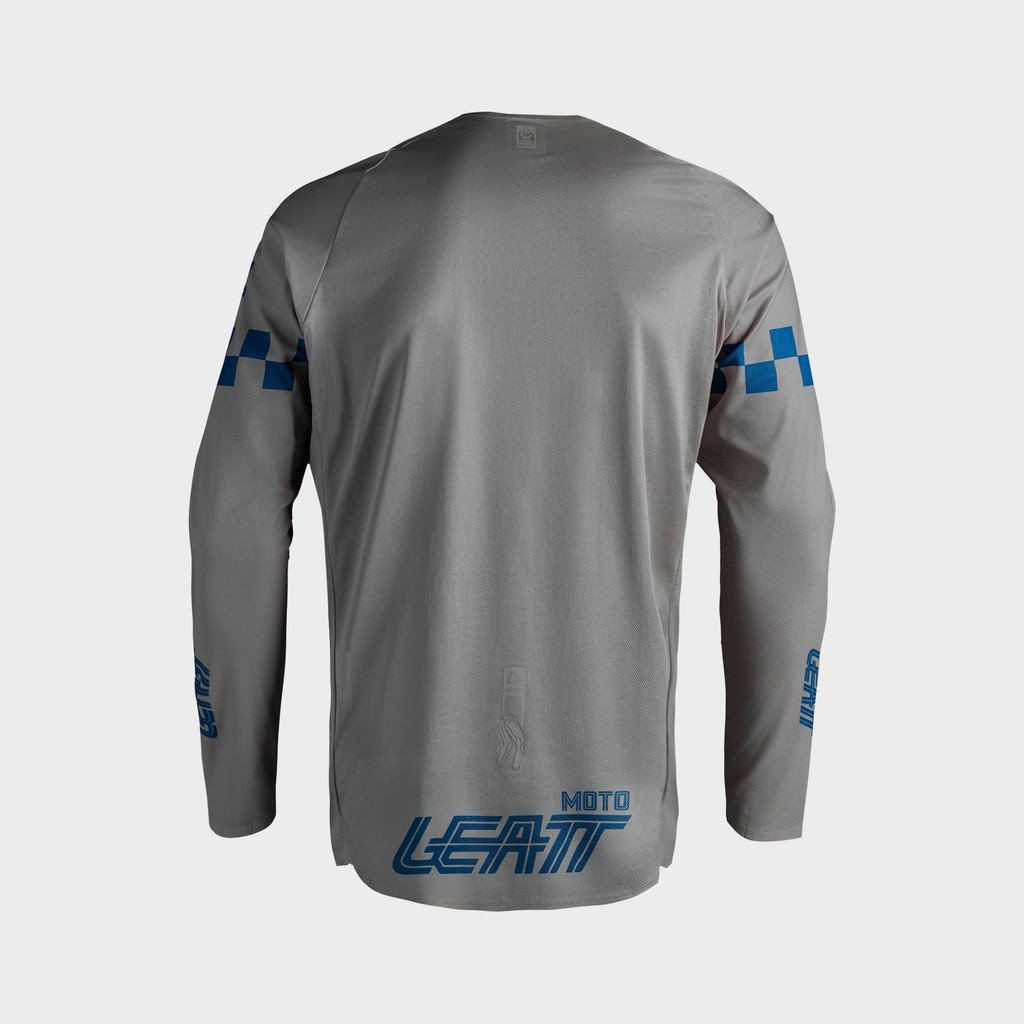 LEATT JERSEY MOTO 4.5 ENDURO X-FLOW #L/US42/EU52 SPEED STEEL GREY - Image 2