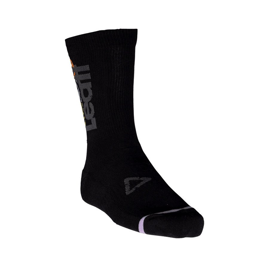 LEATT SOCKS MTB BLACK AND LOAM - Image 3