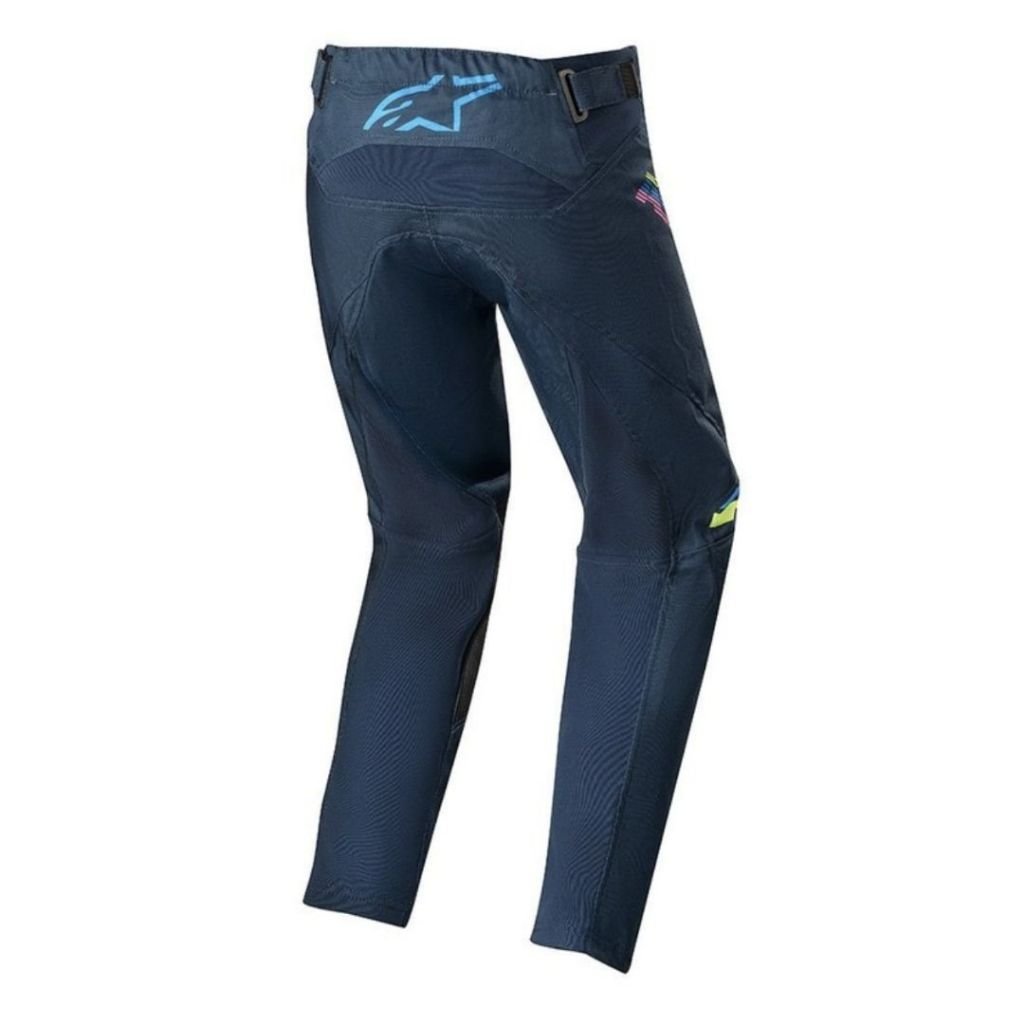 ALPINESTARS YOUTH (KIDS) RACER BRAAP PANT NAVY AQUA PINK FLUO - SIZE 26 - Image 2