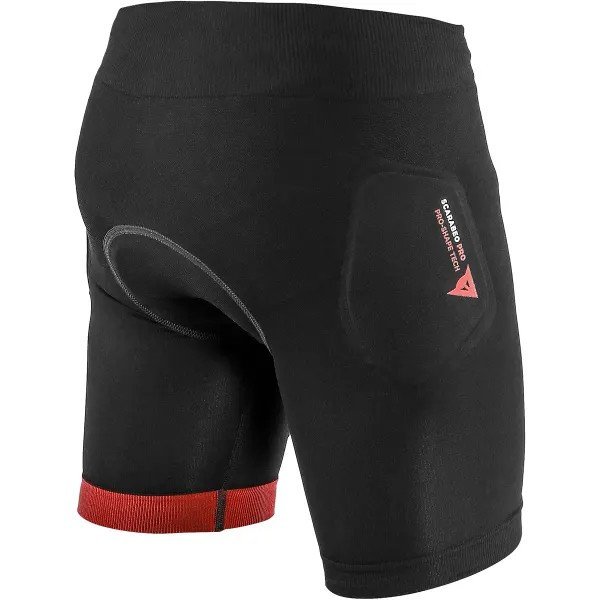 DAINESE SCARABEO SHORTS 606 (KIDS) - BLACK/RED - Image 2