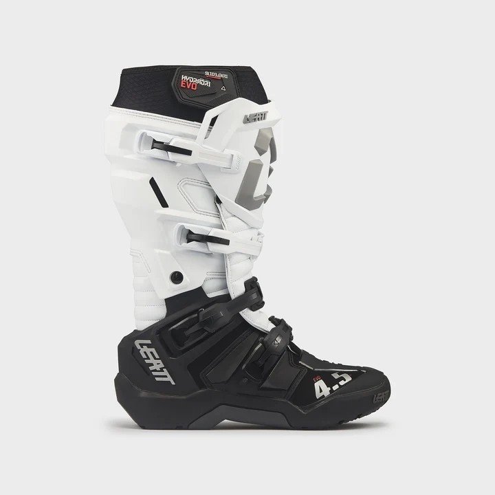 LEATT BOOT MOTO 4.5 HYDRADRI EVO WHITE #US10/UK9/EU44.5/CM29 - Image 3