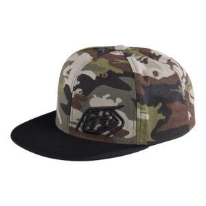 SLICE CAMO SNAPBACK HAT ARMY GREEN/BLACK