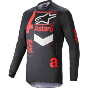 ALPINESTARS FLUID CHASER JERSEY BLK BRI. RED - SIZE S