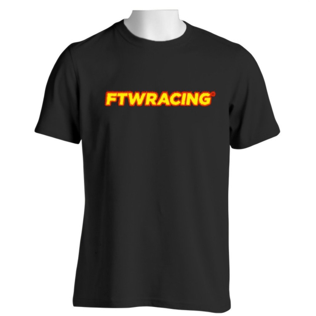 FTW SS TEE BLACK SIGNATURE FLAME YEL/RED