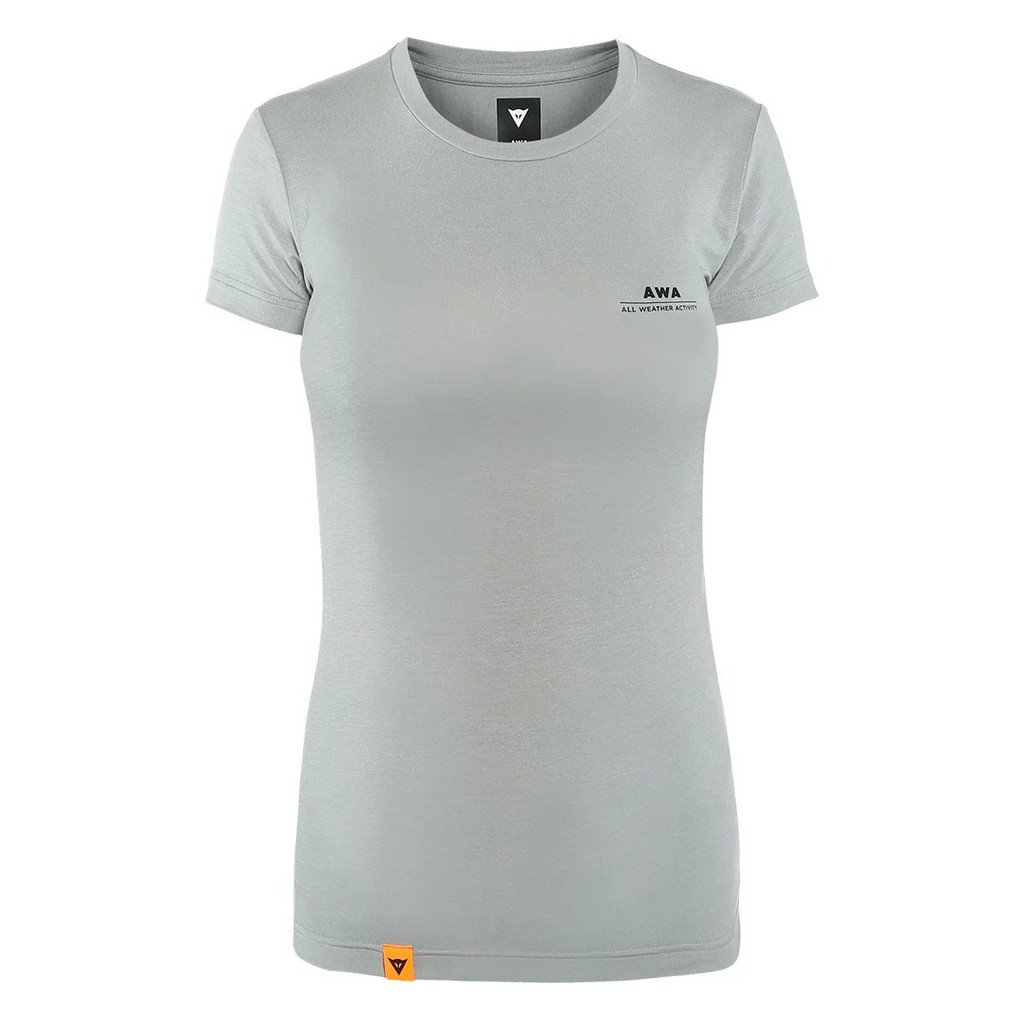 DAINESE AWA BLACK TEE WMN 198 - DARK-GRAY