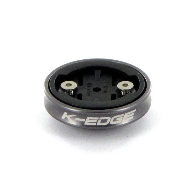 K-EDGE GARMIN GRAVITY CAP MOUNT, GUN METAL ANODIZE