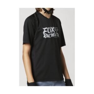 FOX RACING YTH (KIDS) DEFEND SS JERSEY [BLK]