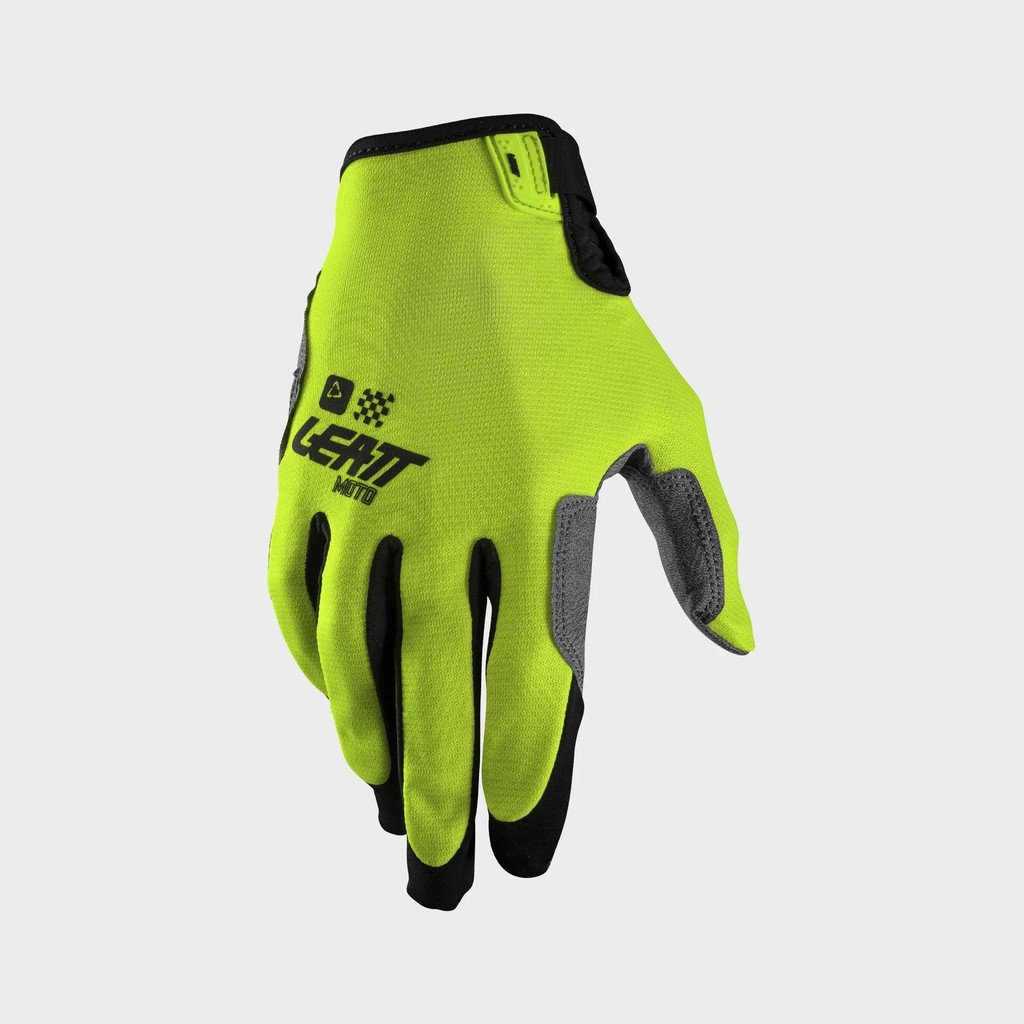LEATT GLOVE MOTO 1.5 GRIPR #L/EU9/US10 NEON YELLOW - Image 2