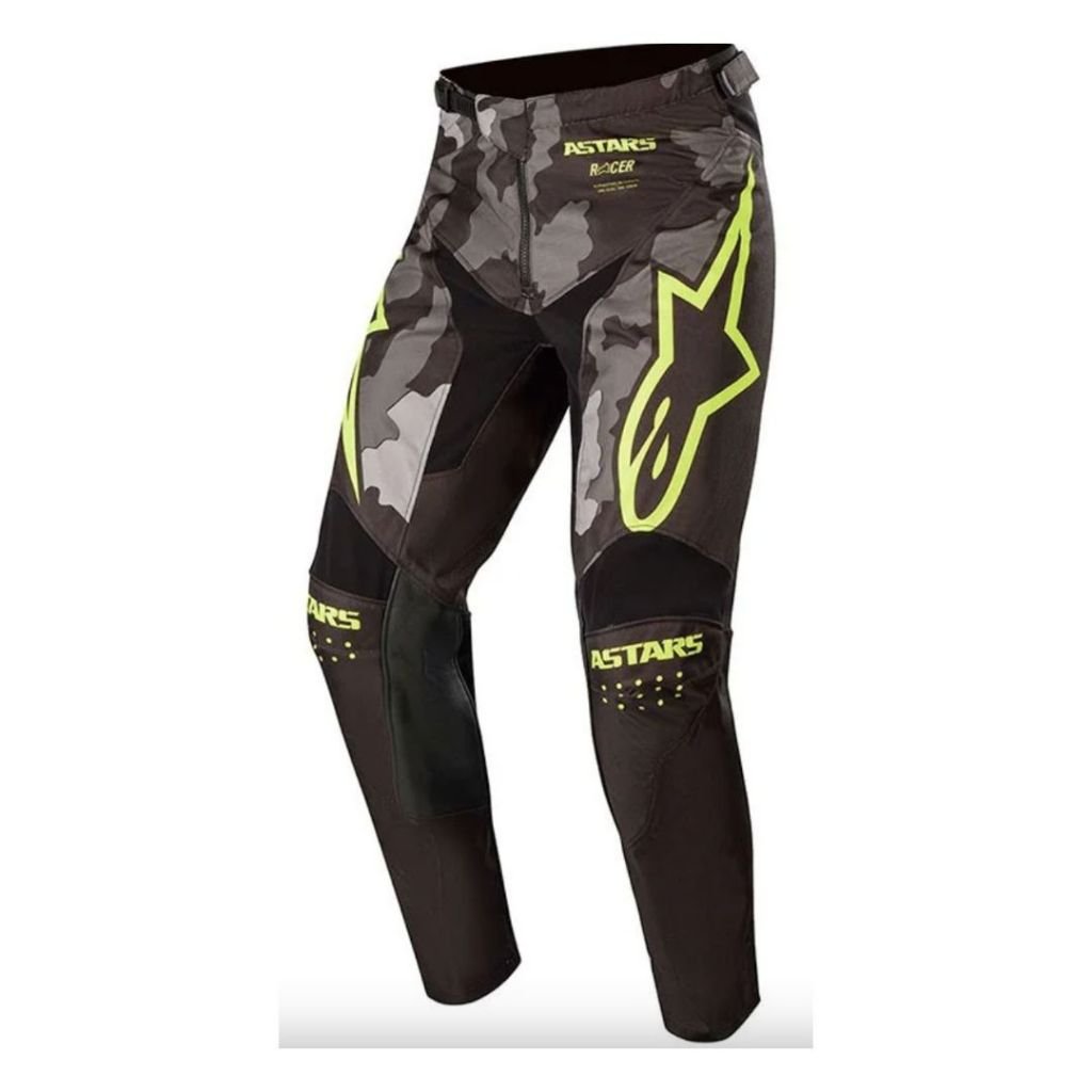 ALPINESTARS RACER TACTICAL PA BLACK GRAY CAMO YELLOW FLUO - SIZE 32