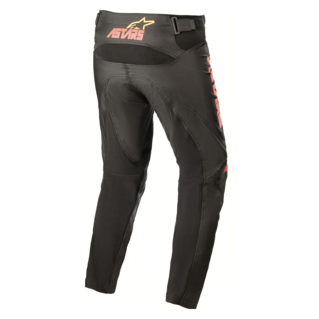 ALPINESTARS YOUTH (KIDS) RACER VENOM PANT BLK BRI. RED ORG - Image 2