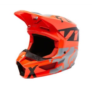 FOX RACING YOUTH (KIDS) V1 SKEW HELMET, ECE [STL GRY]