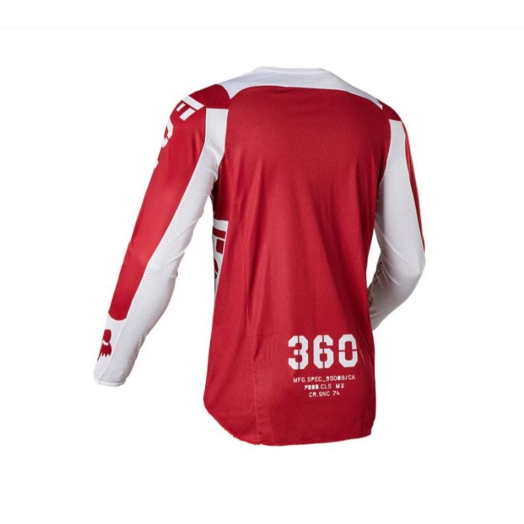 FOX RACING FOX 360 NOBYL JERSEY RED/WHT - Image 3
