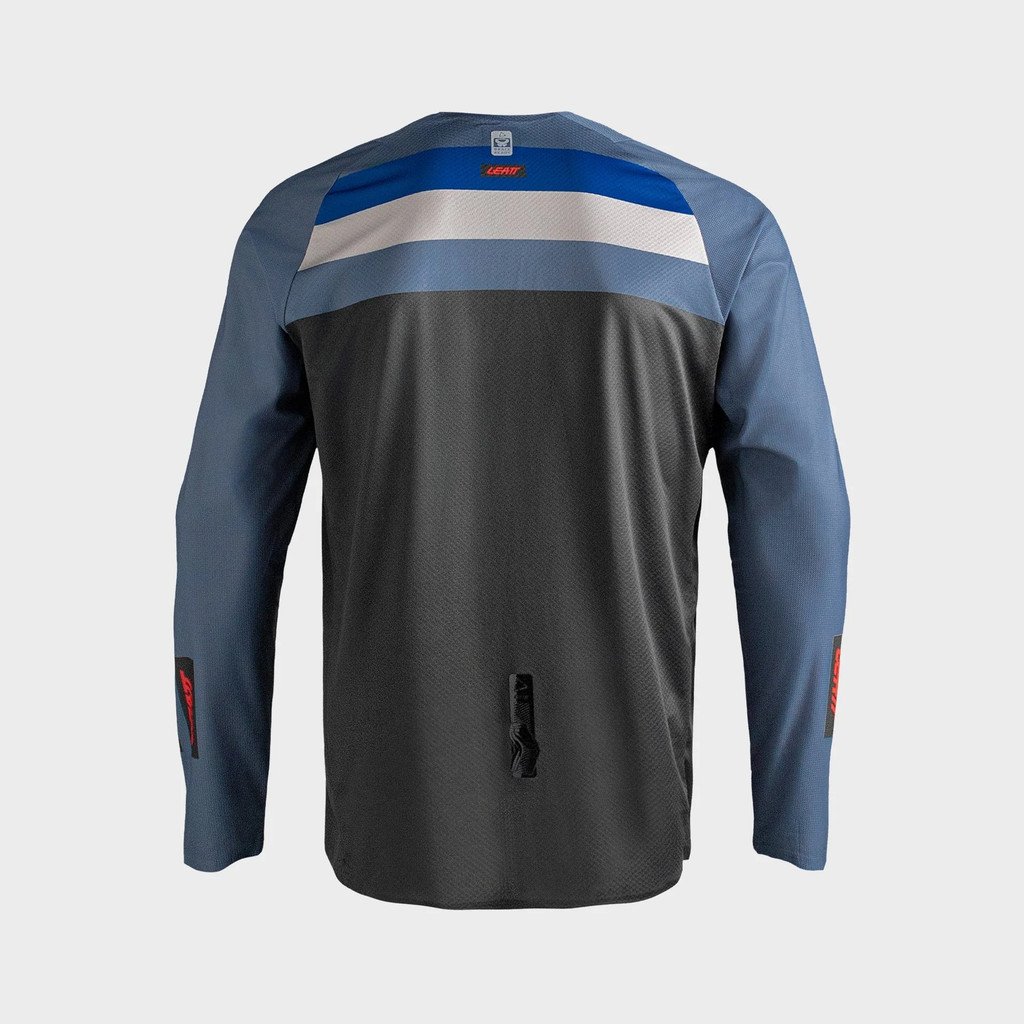 LEATT JERSEY MOTO 4.5 ENDURO #L/US42/EU52 STRIPE OCEAN GREY - Image 2