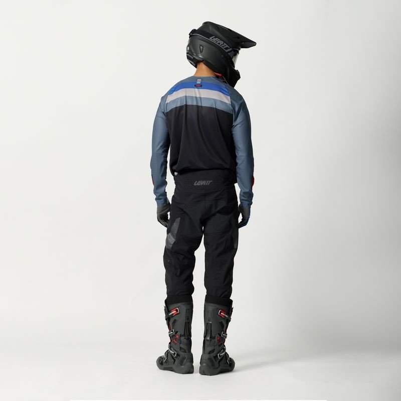 LEATT JERSEY MOTO 4.5 ENDURO #L/US42/EU52 STRIPE OCEAN GREY - Image 6