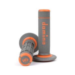 DOMINO A020 PAIR GRIPS GRAY/ORANGE