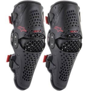 ALPINESTARS SX-1 V2 KNEE PROTECTOR - BLACK RED 2XL