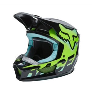 FOX RACING V1 TRICE HELMET, ECE [TEAL] - SIZE L