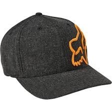 FOX RACING CLOUDED FLEXFIT 2.0 HAT [BLK/GOLD]