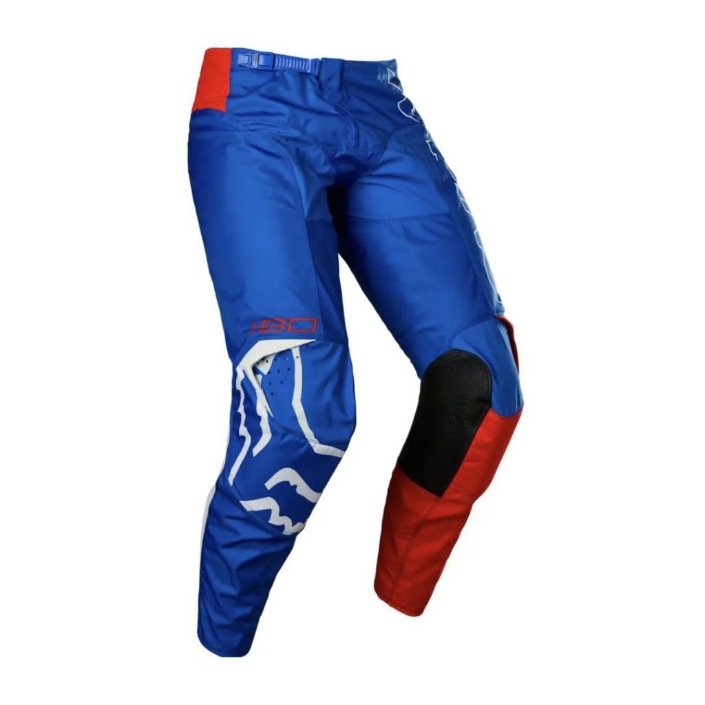 FOX RACING 180 SKEW PANT WHT/RD/BLU - Image 2