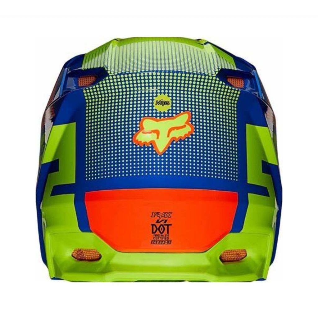 FOX RACING V1 OKTIV HELMET, ECE BLU - Image 4