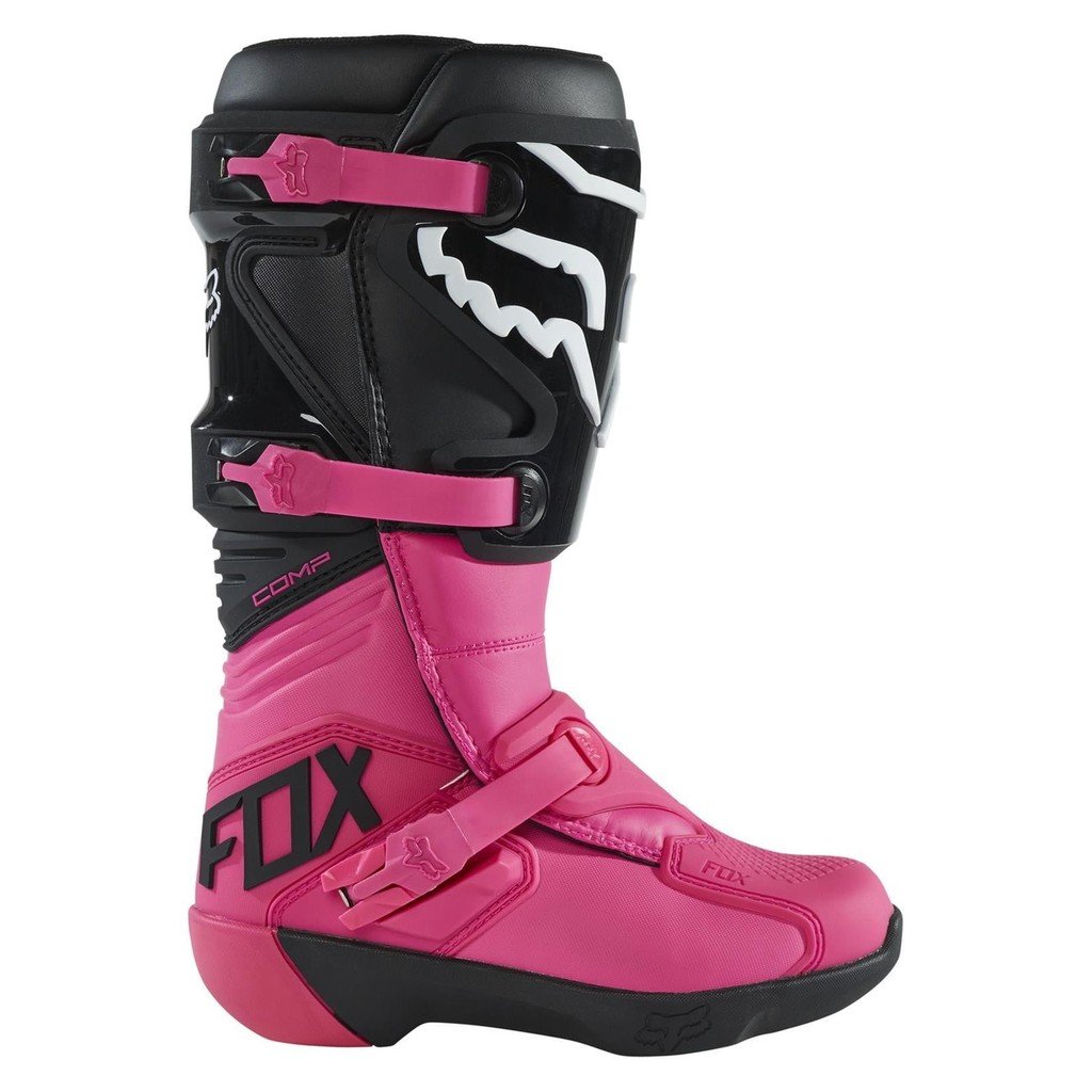FOX RACING WOMEN COMP BOOT | BLK PINK - Image 2