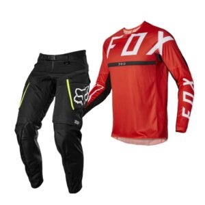 FOX 360 MERZ JERSEY [FLO RED & LEGION PANT [BLK] L/36