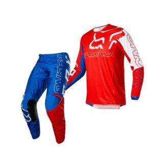 FOX YTH (KIDS) 180 SKEW GEARSET [WHT/RD/BLU]