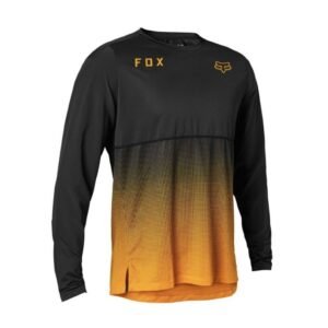 FOX FLEXAIR LS JERSEY | BLACK/GOLD