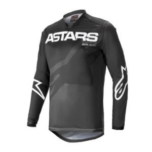 ALPINESTARS RACER BRAAP JERSEY BLACK ANTH WHITE - SIZE S
