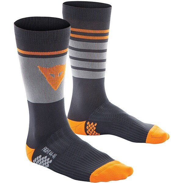 DAINESE HG SOCKS 20B - CHERRY-TOMATO/OMBRE-BLUE/DRIZZLE S