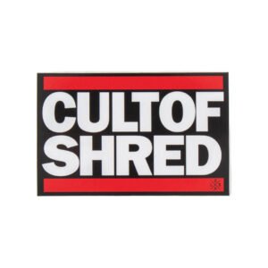 LOOSERIDERS CULT OF SHRED 6"X10" STICKER