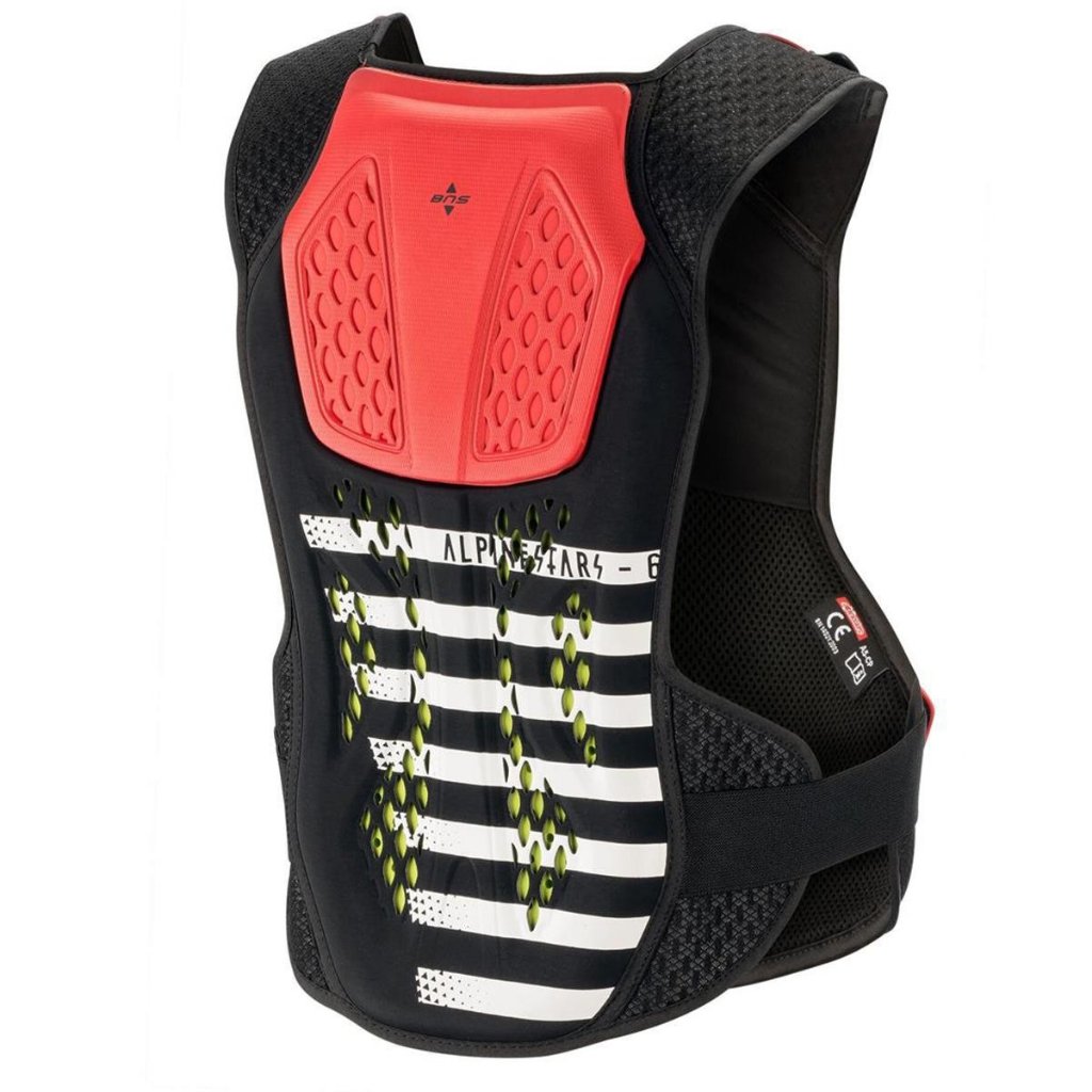 ALPINESTARS GEAR CHEST PROTECTOR SEQUENCE (BLACK/WHITE/RED) XL/XXL - Image 2