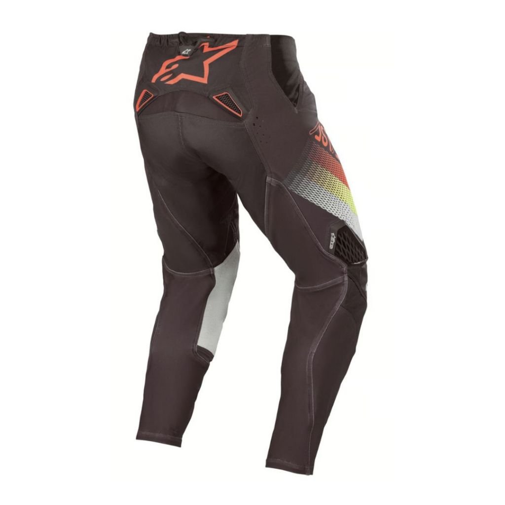 ALPINESTARS TECHSTAR VENOM PANTS BLACK RED FLUO YELLOW FLUO - Image 2