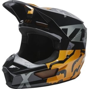 FOX RACING V1 SKEW HELMET, ECE | BLK/GLD