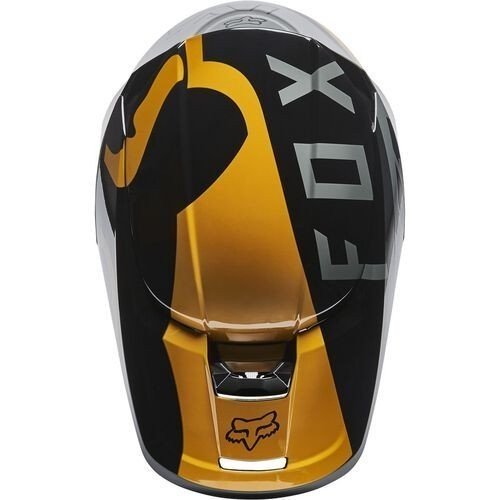 FOX RACING V1 SKEW HELMET, ECE | BLK/GLD - Image 3