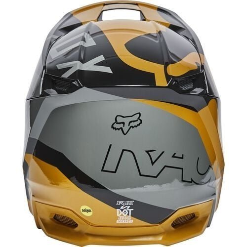 FOX RACING V1 SKEW HELMET, ECE | BLK/GLD - Image 4