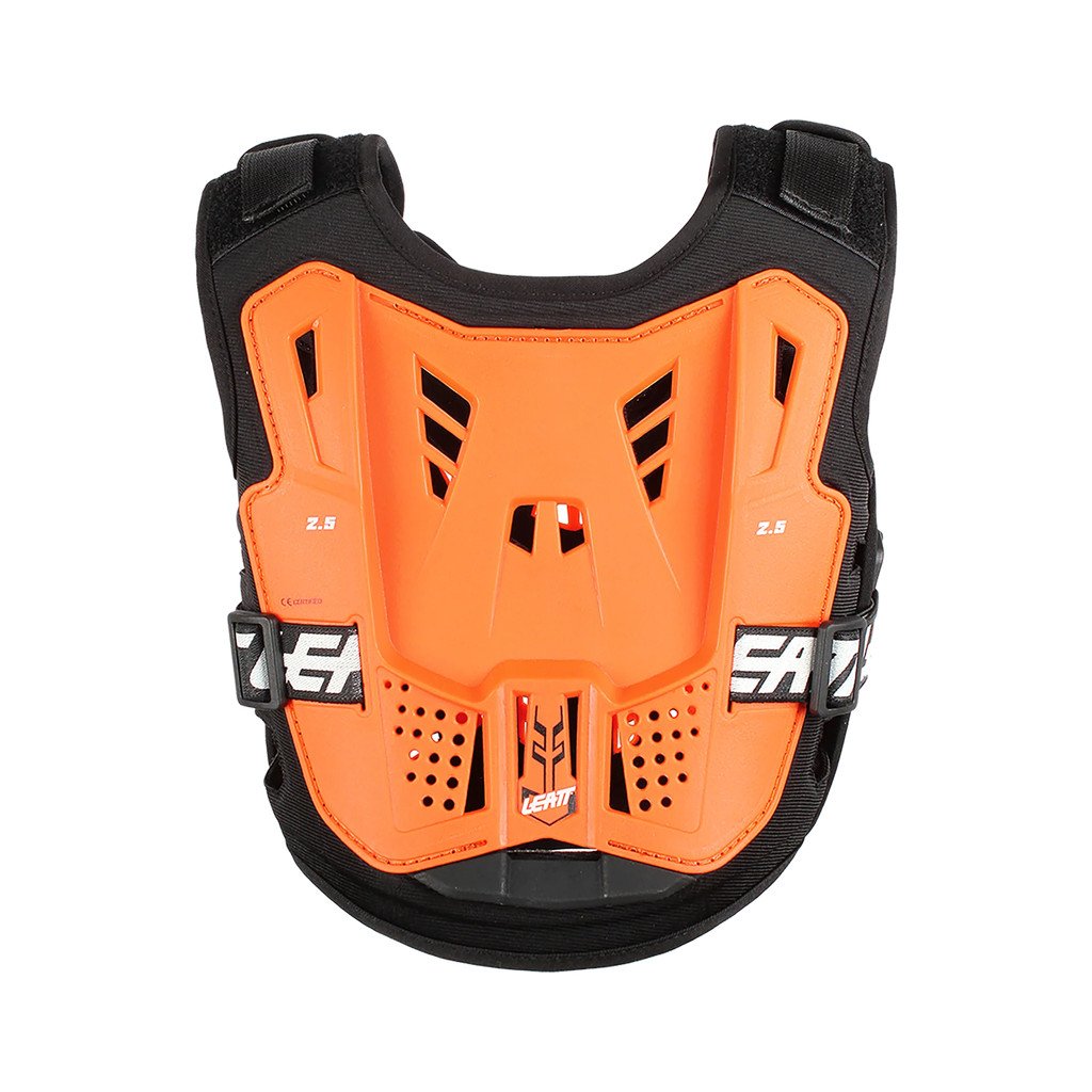 LEATT CHEST PROTECTOR 2.5 MINI (3-7yo) #110-134CM ORANGE/BLACK - Image 2